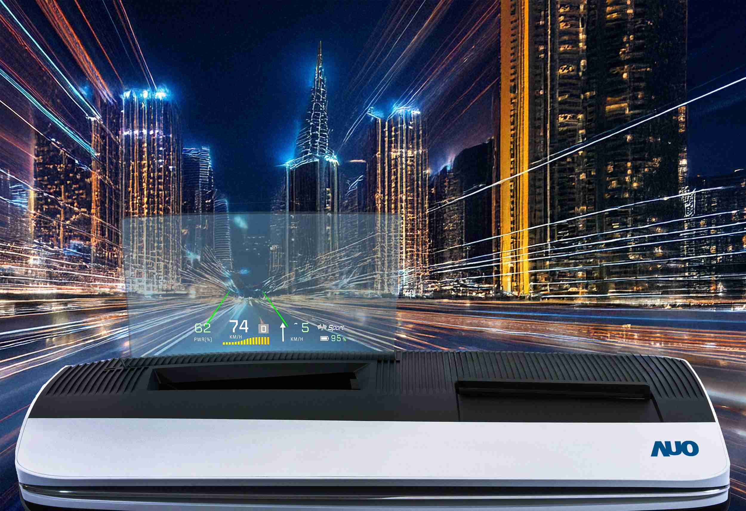 尊龙z6推出13吋Micro LED抬头显示器，，，，提供高入眼亮度、、高色彩饱和度的显示质量，，，，在阳光下或黑暗中都清晰可见，，，并利用Micro LED模块体积小的优势，，解决车用空间有限的痛点